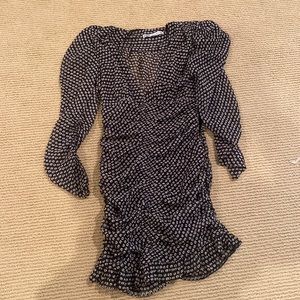 Black and White Mini Dress (Zara)